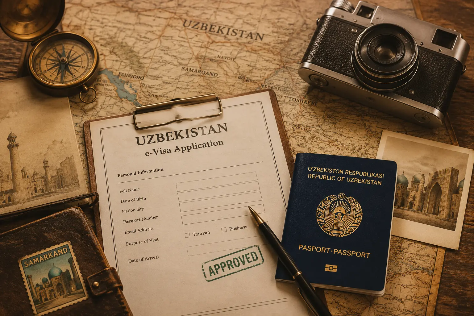 Uzbekistan e-Visa Application Step-by-Step Online Guide